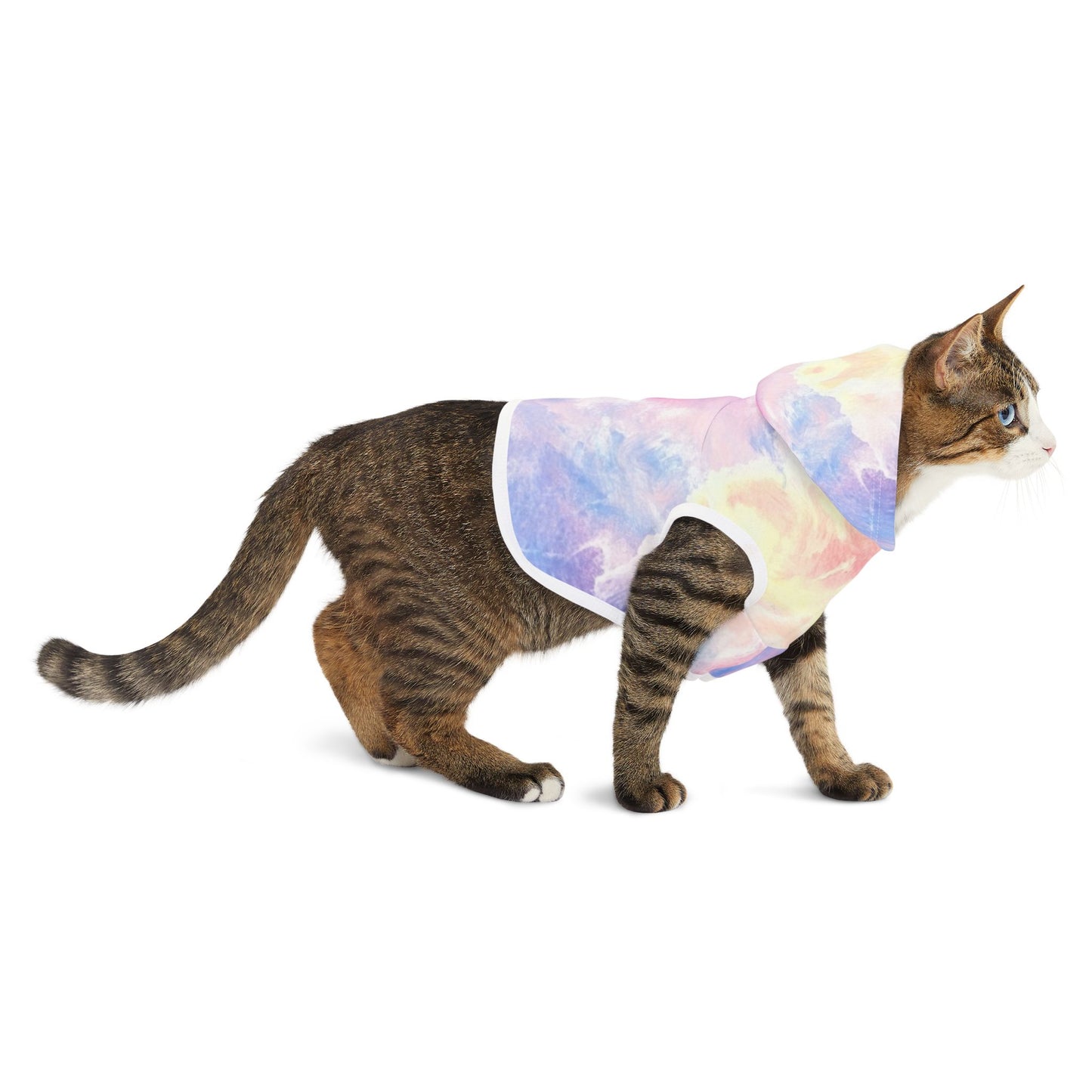 Light Tie Dye Pet Hoodie