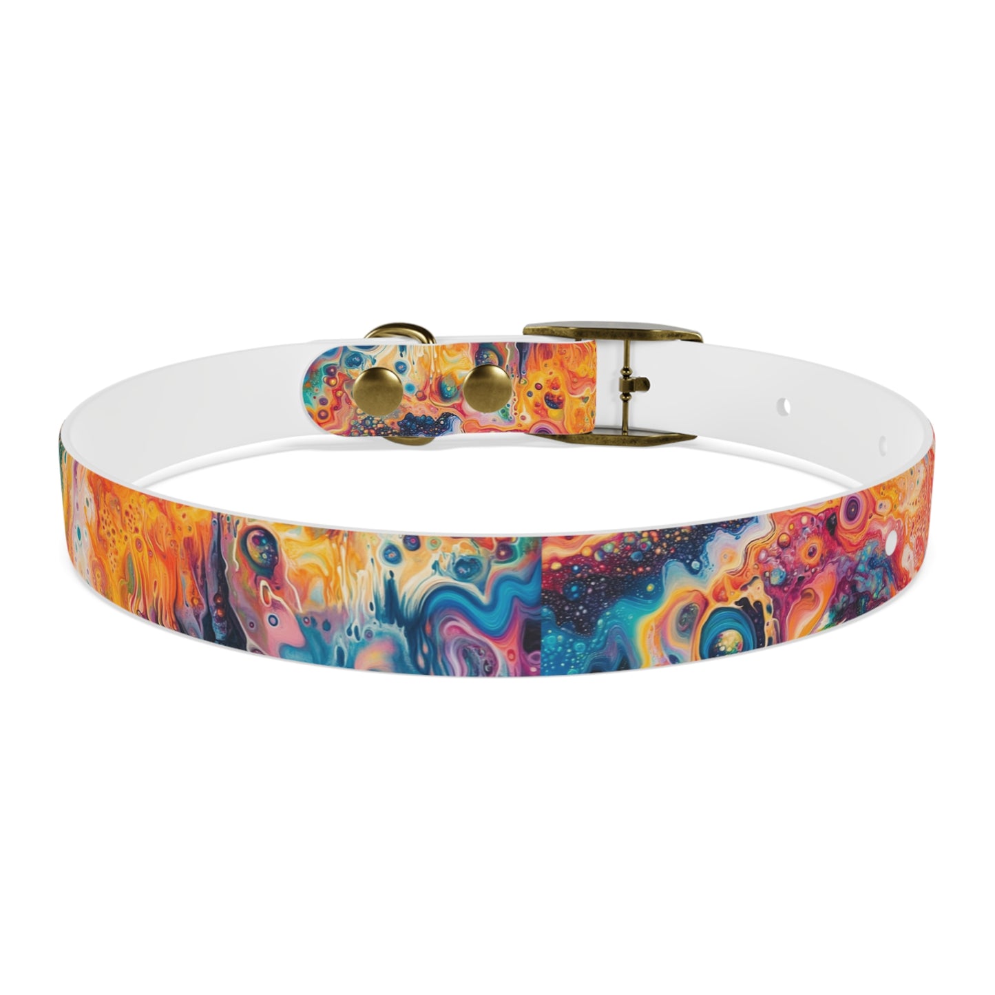 Trippy Paint Pet Collar