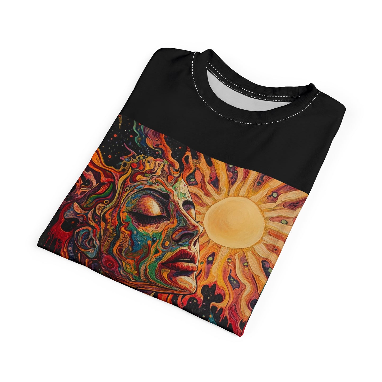 Trippy Sun Face Tee