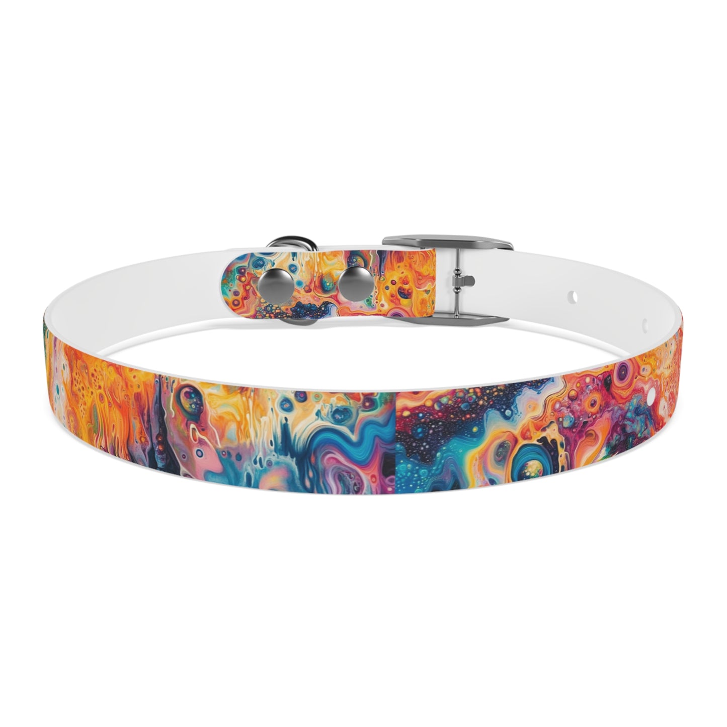 Trippy Paint Pet Collar