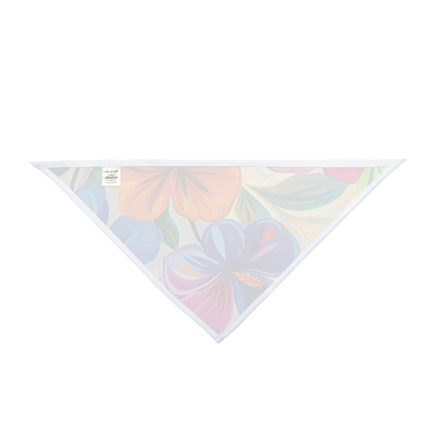 Painted Flowers Pet Bandana