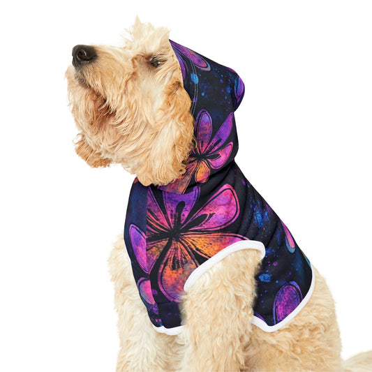 Tie Dye Flower Pet Hoodie