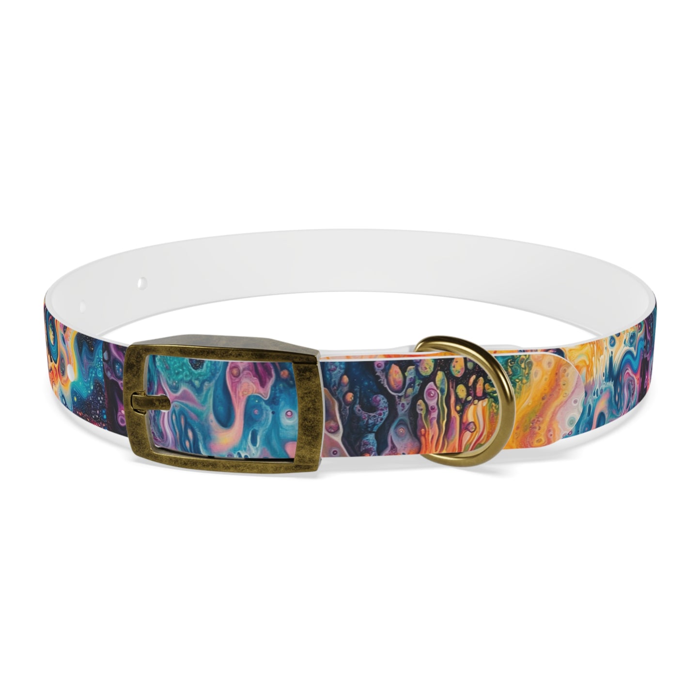 Trippy Paint Pet Collar