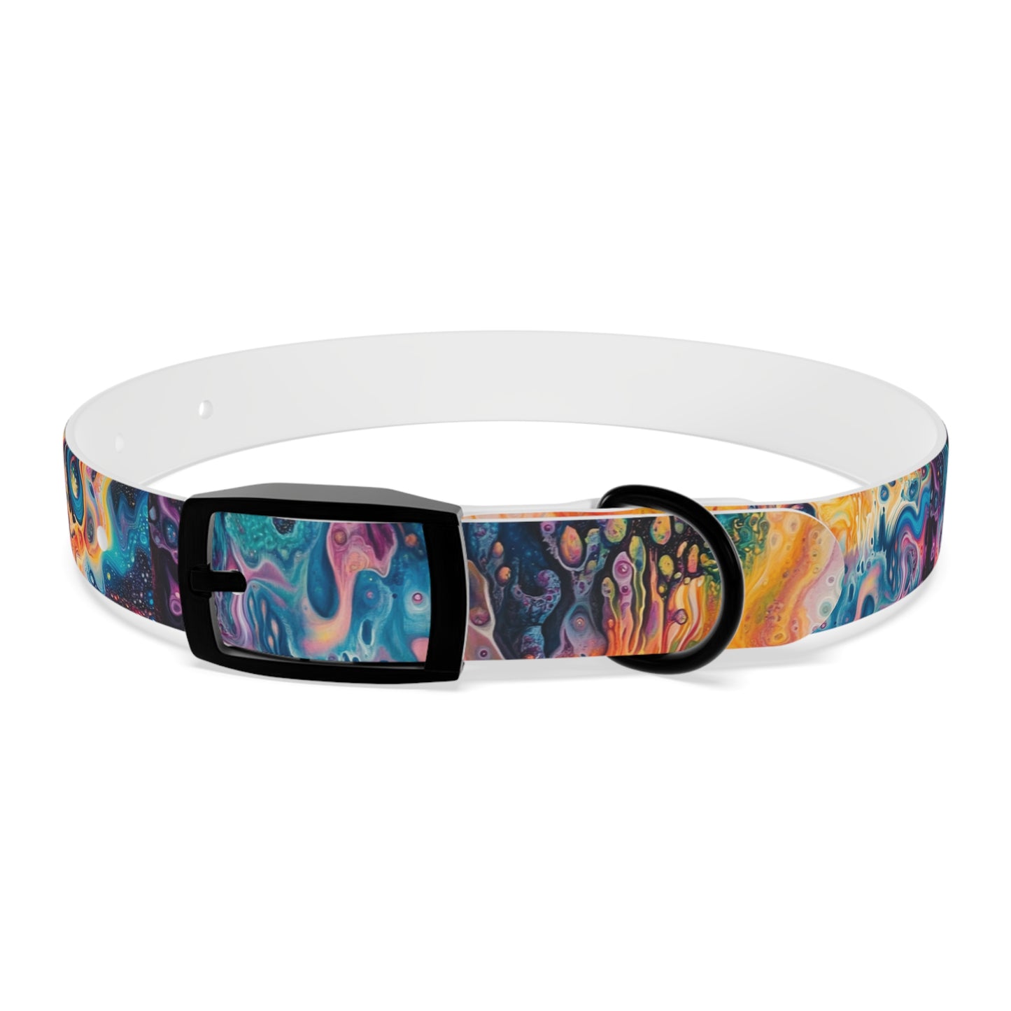 Trippy Paint Pet Collar