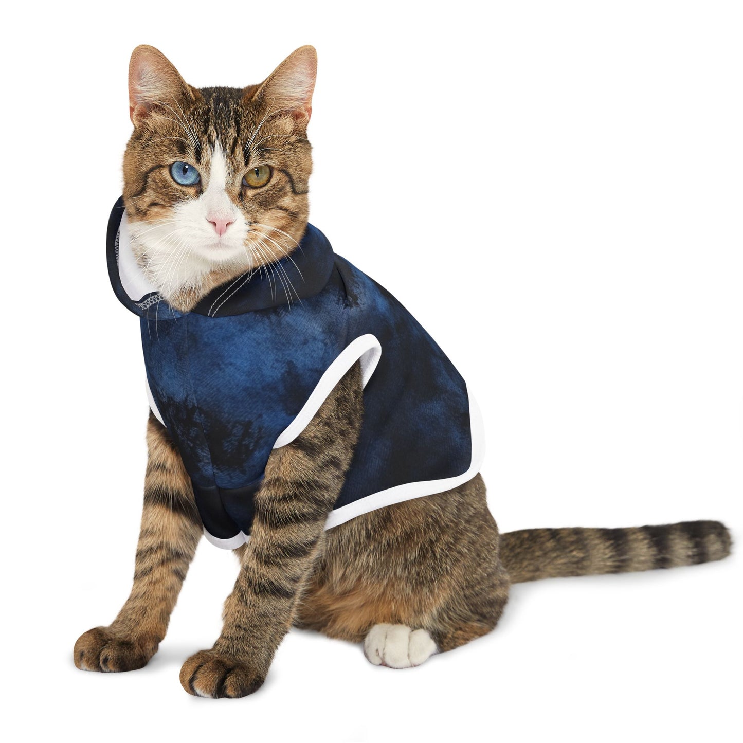 Dark Tie Dye Pet Hoodie
