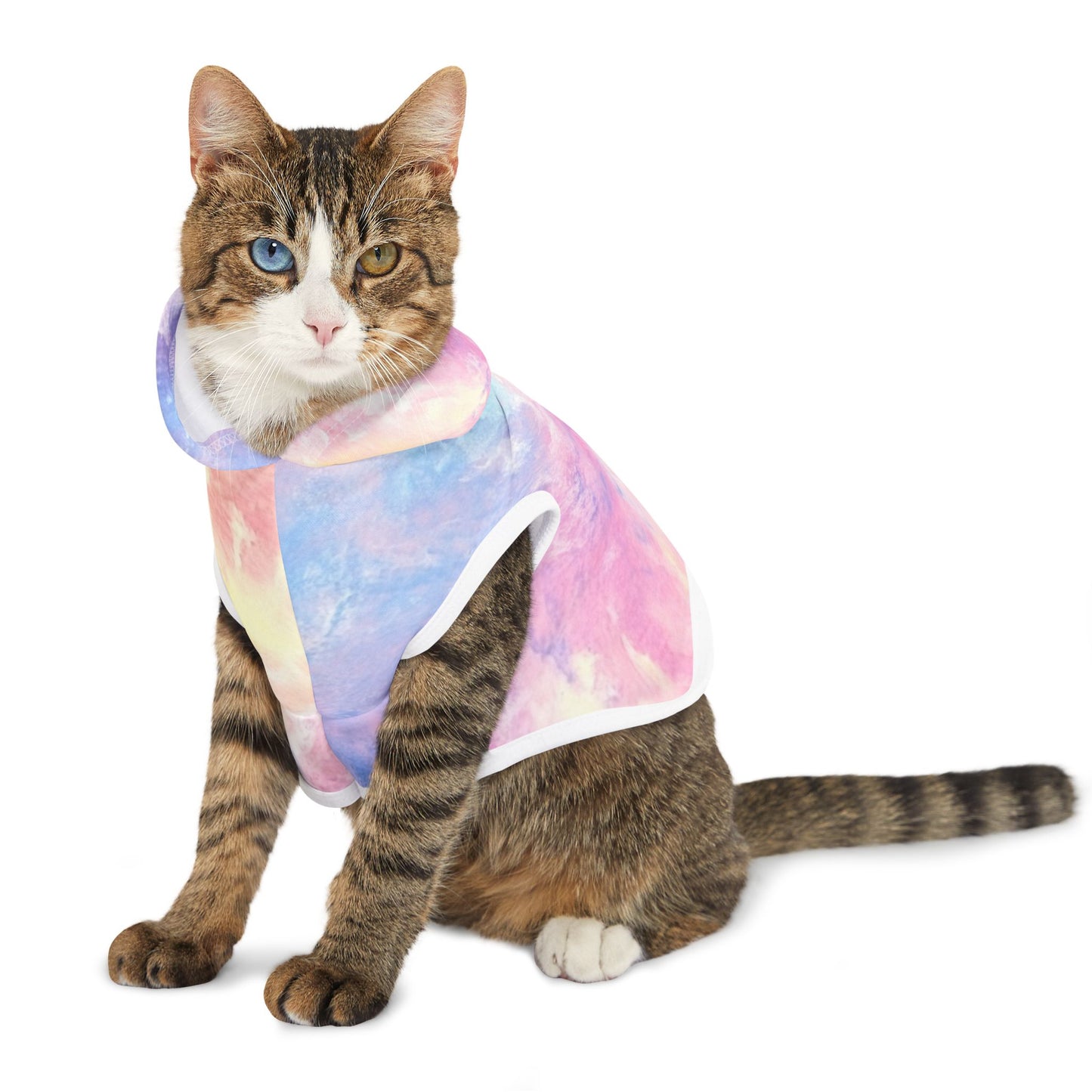 Light Tie Dye Pet Hoodie