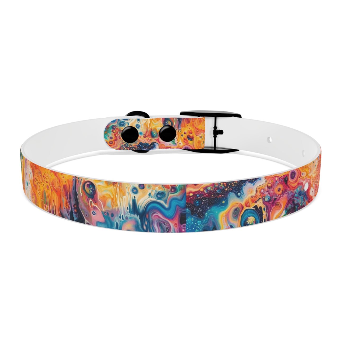 Trippy Paint Pet Collar