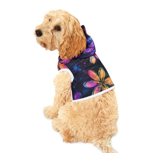 Tie Dye Flower Pet Hoodie