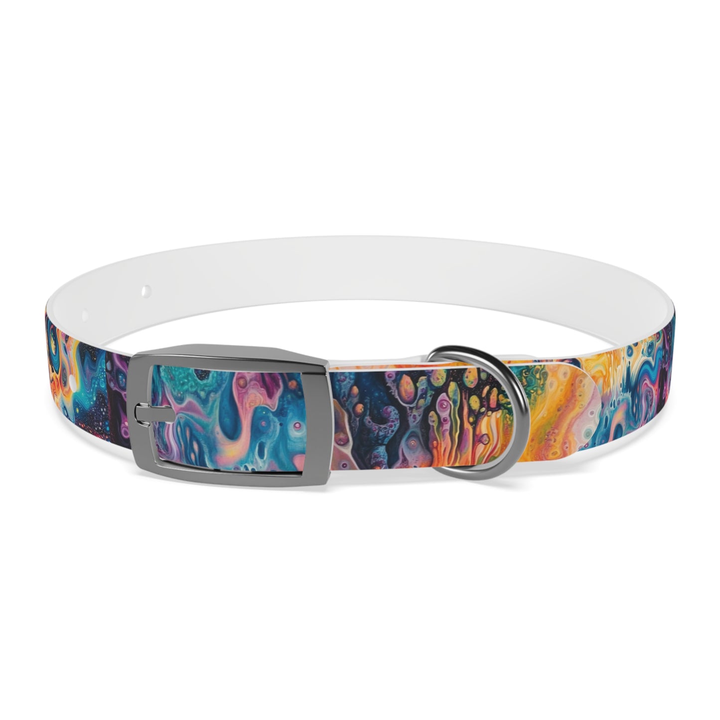 Trippy Paint Pet Collar